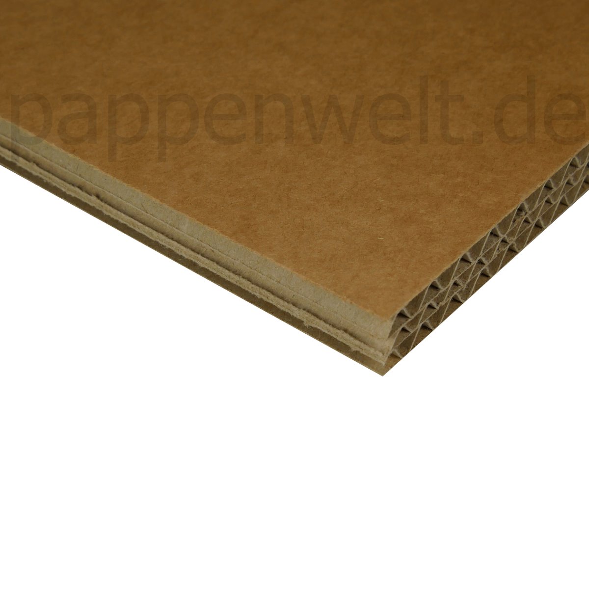 BRAMANTE Wellpappe dreiwellig braun - 13,0 mm - 70 x 100 cm