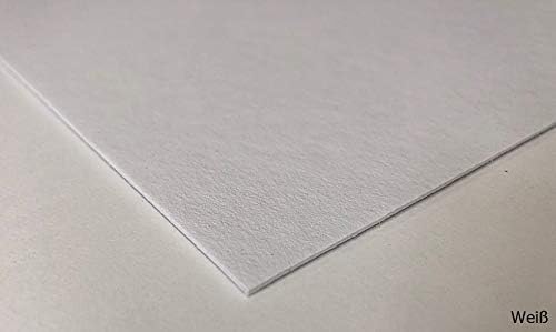 BRAMANTE Colorpappe  -weiß - 1,0 mm - 70 x 100 cm