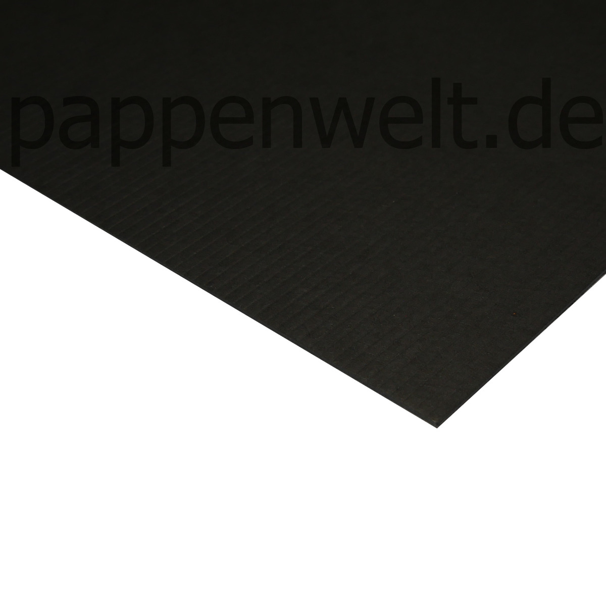 BRAMANTE Feinpappe gerippt - schwarz - 1,0 mm - 70 x 100 cm