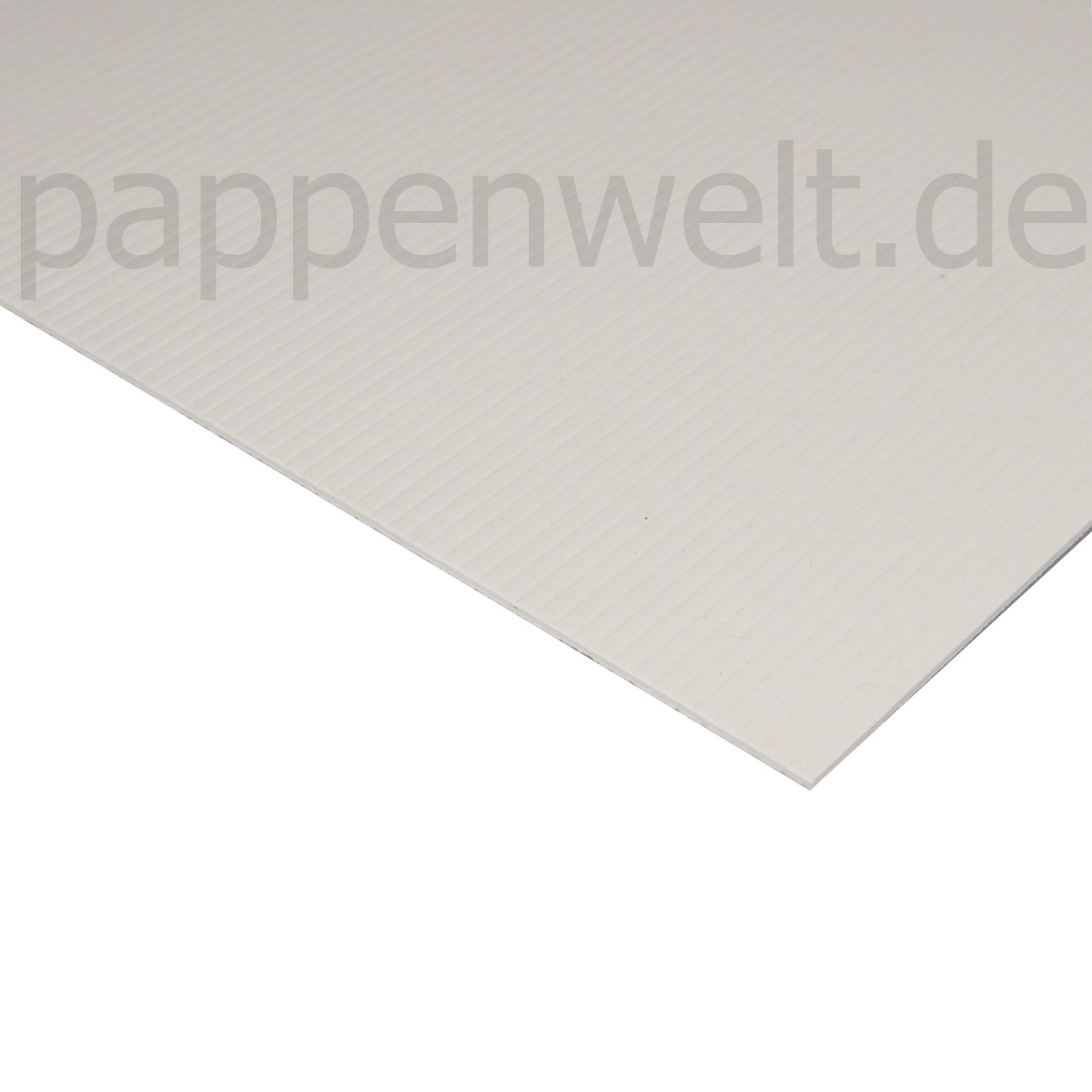 BRAMANTE Feinpappe gerippt - weiß - 1,0 mm - 70 x 100 cm